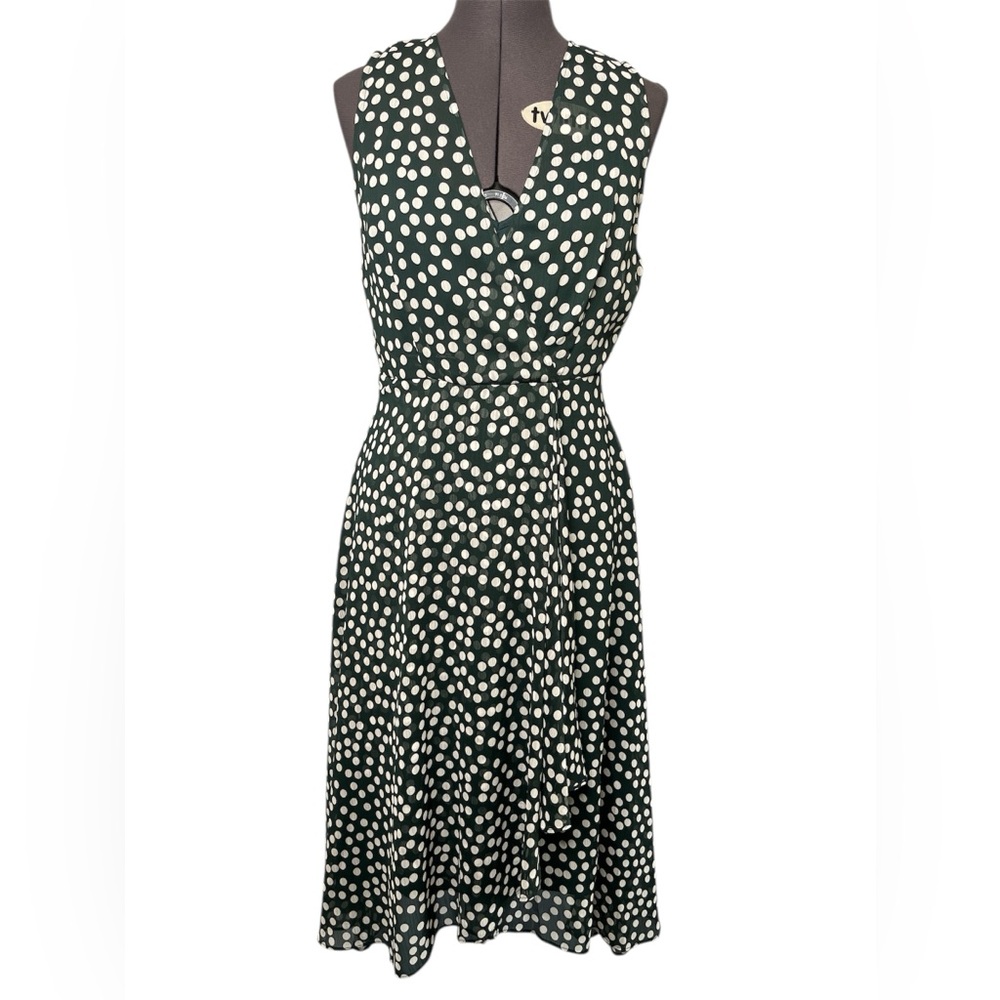 NWT Teal Green Sleeveless V-Neck Sundress